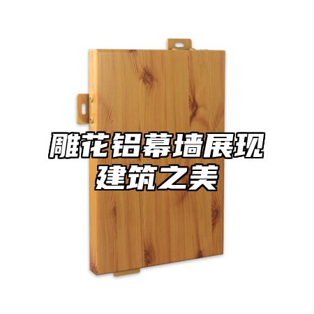 雕花铝幕墙展现建筑之美