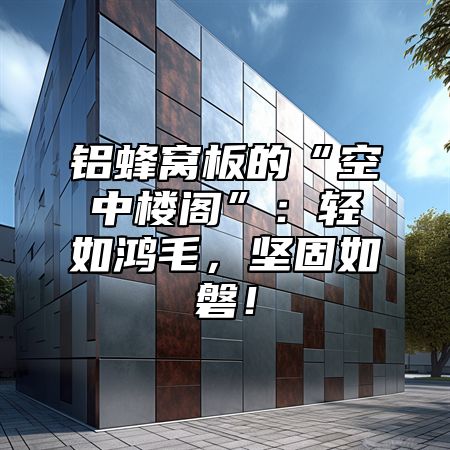 铝蜂窝板的“空中楼阁”：轻如鸿毛，坚固如磐！