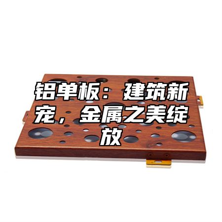 铝单板：建筑新宠，金属之美绽放