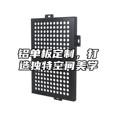 铝单板定制，打造独特空间美学