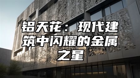 铝天花：现代建筑中闪耀的金属之星