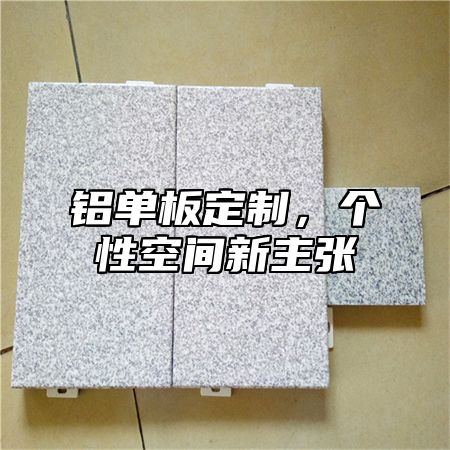 铝单板定制，个性空间新主张