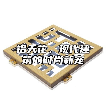 铝天花，现代建筑的时尚新宠