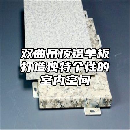 双曲吊顶铝单板打造独特个性的室内空间