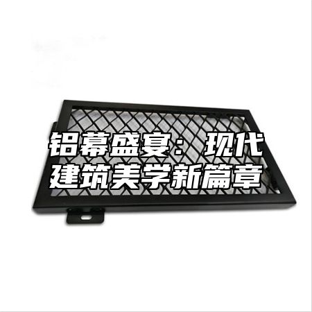 铝幕盛宴：现代建筑美学新篇章