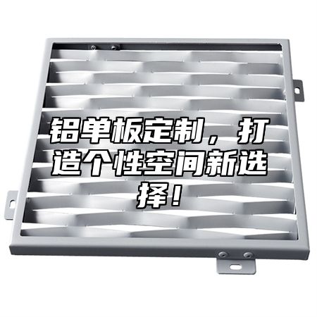 铝单板定制，打造个性空间新选择！