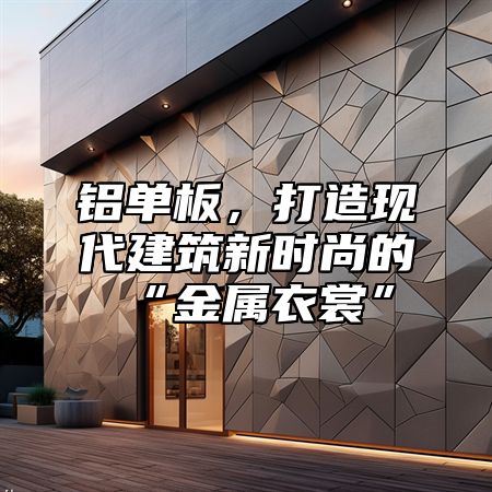 铝单板，打造现代建筑新时尚的“金属衣裳”