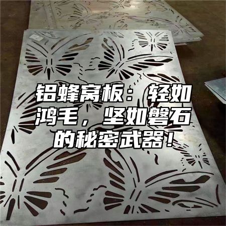 铝蜂窝板：轻如鸿毛，坚如磐石的秘密武器！