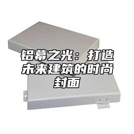 铝幕之光：打造未来建筑的时尚封面