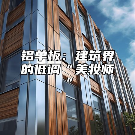 铝单板：建筑界的低调“美妆师”